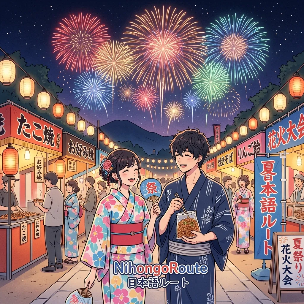 Festival Musim Panas Jepang: Hanabi, Yukata, dan Yatai