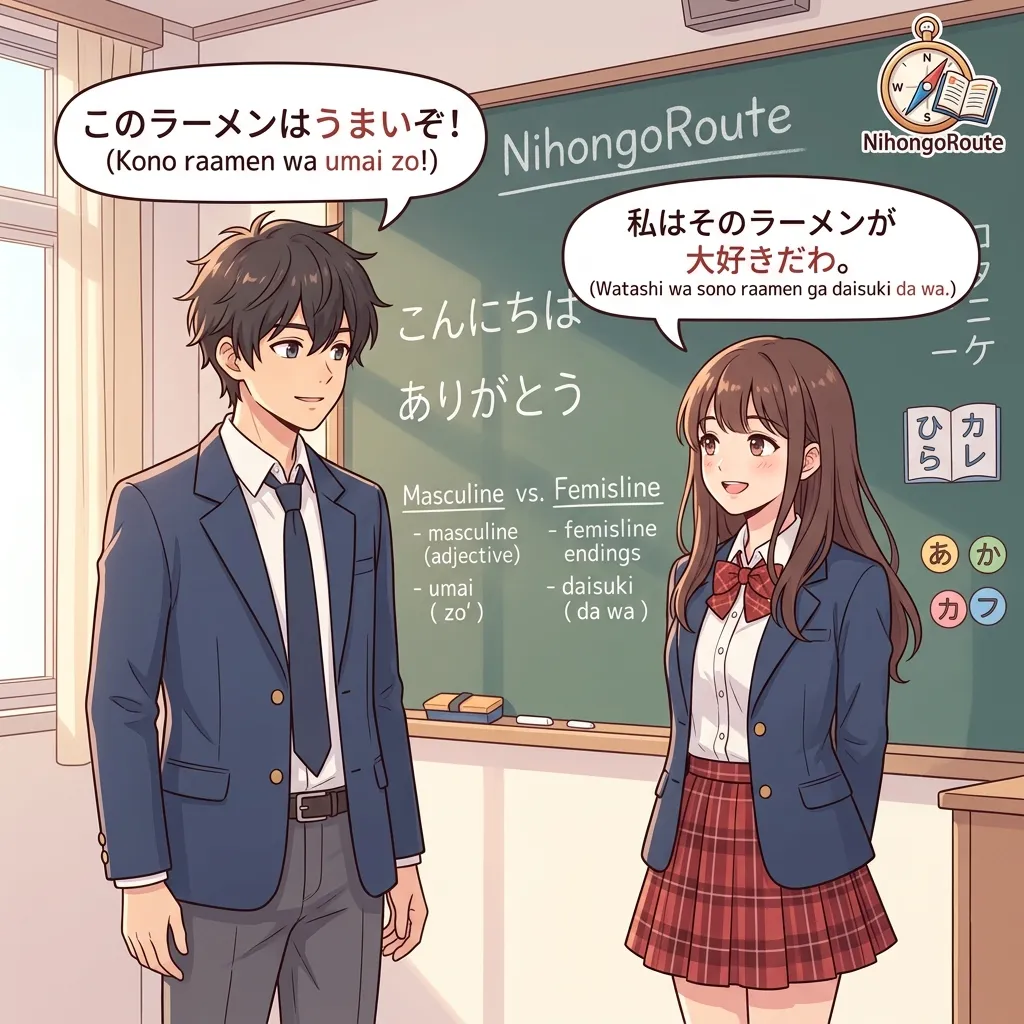 Perbedaan Bahasa Jepang Pria dan Wanita