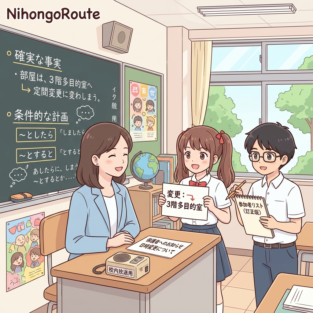 Bab 23: Kondisional: ~としたら, ~とすると