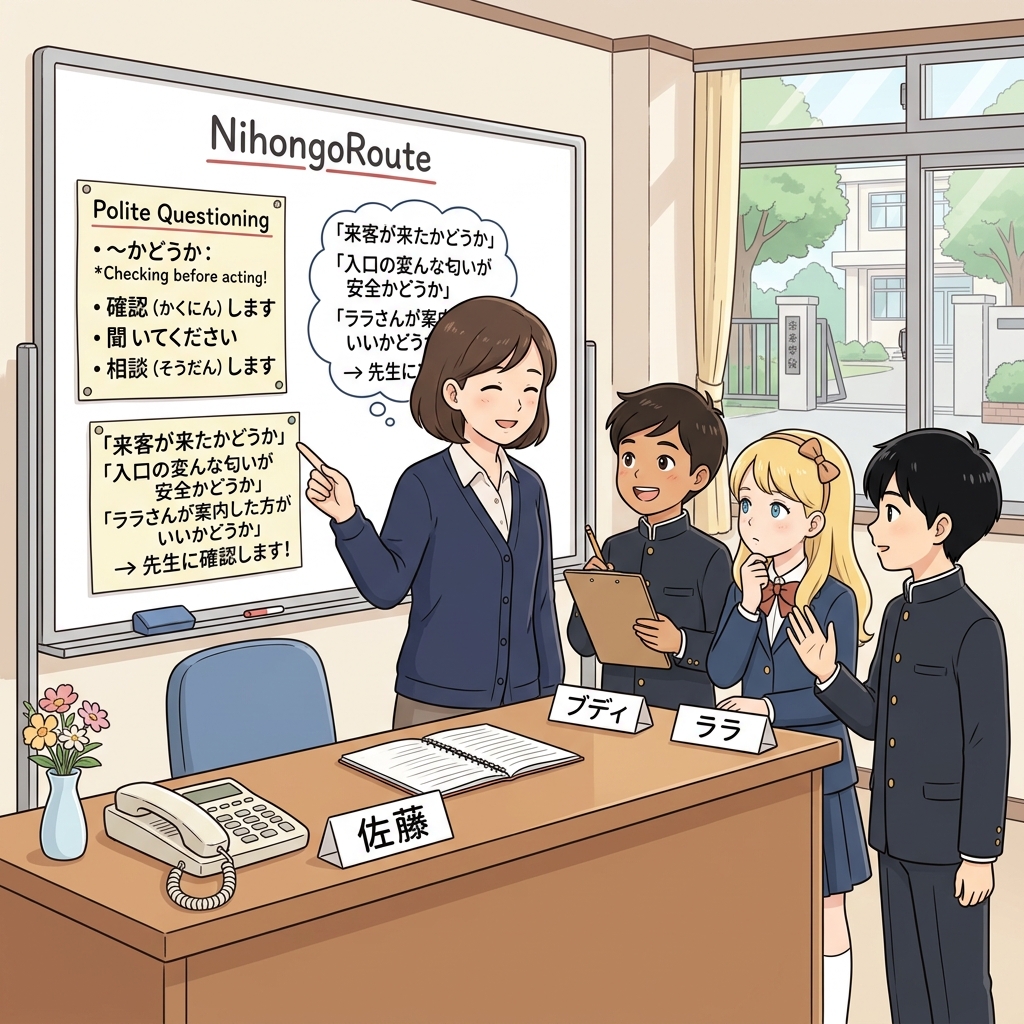 Bab 27: Pertanyaan: ~かどうか