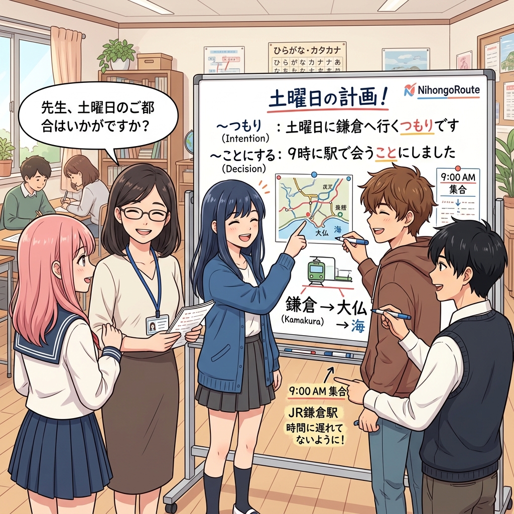 Bab 1: Rencana & Niat: ~つもり, ~ことにする