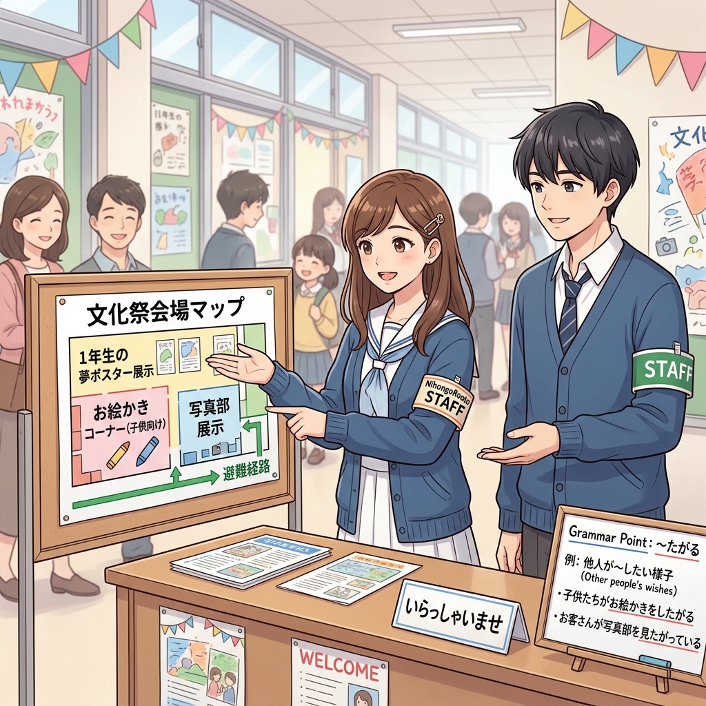 Bab 24: Keinginan Orang Lain: ~たがる