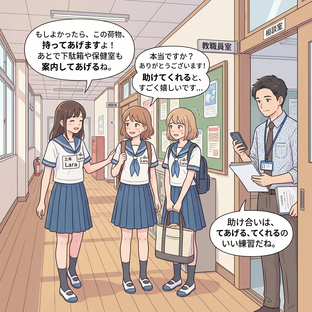 Bab 5: Memberi Bantuan: ~てあげる, ~てくれる