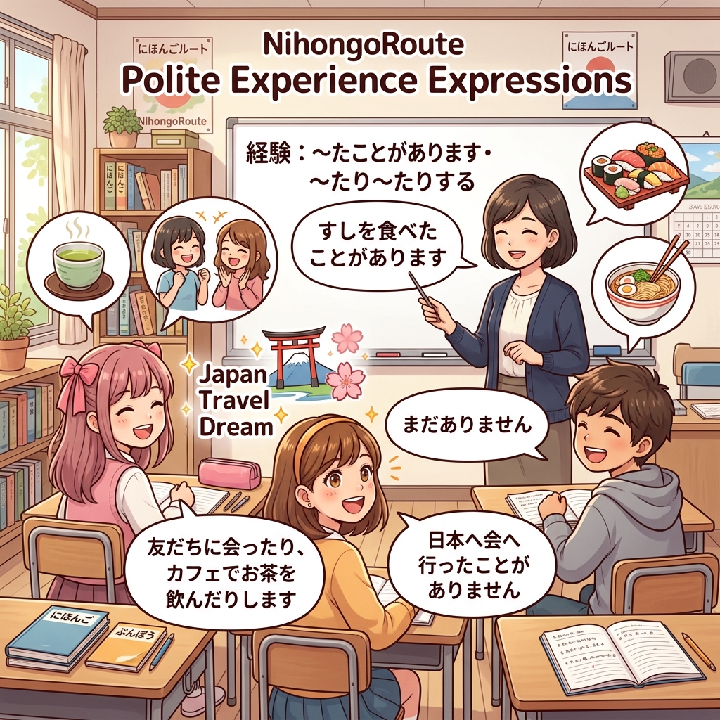 Bab 12: Pengalaman: ~たことがあります, ~たり~たりする